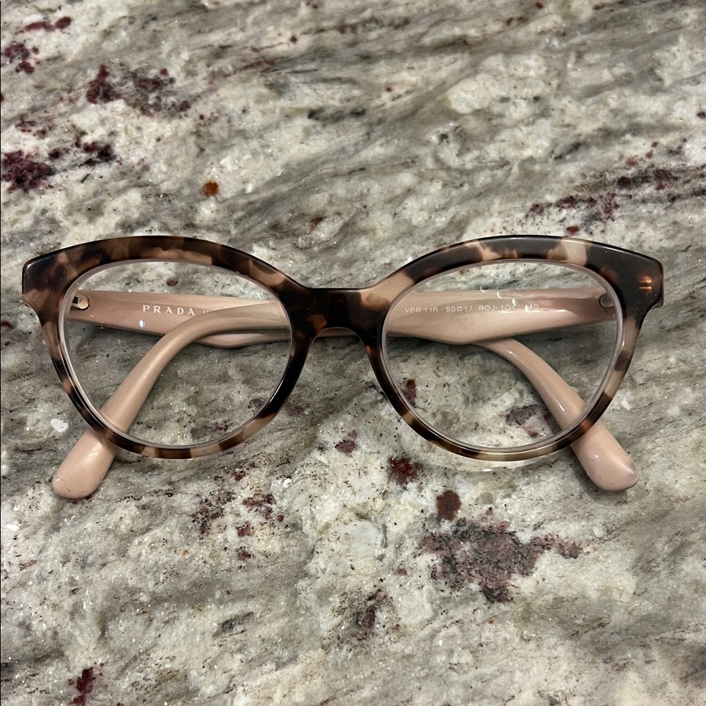 Prada Brown Tortoise Shell Glasses